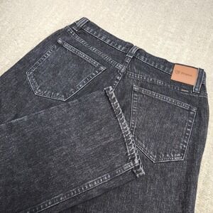 Brixton Jeans Men 32x32 Cone Denim Rigid Labor Pant Black Relaxed Button Fly NEW